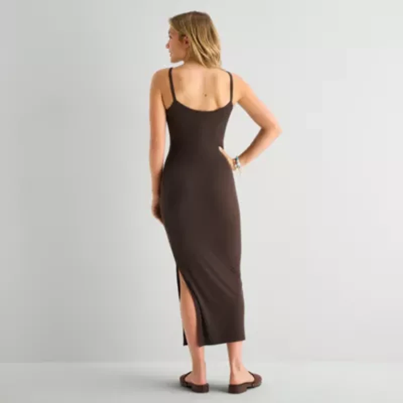 Forever 21 Womens Juniors Sleeveless Maxi Dress