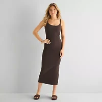 Forever 21 Womens Juniors Sleeveless Maxi Dress
