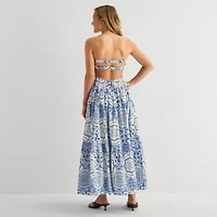 Forever 21 Womens Juniors Sleeveless Maxi Dress