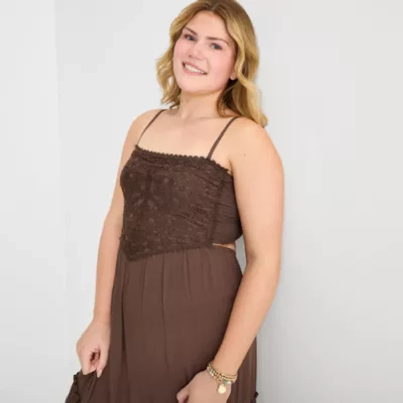 Forever 21 Womens Juniors Plus Maxi Dress