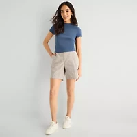 a.n.a Perfect Tee Womens Crew Neck Short Sleeve T-Shirt