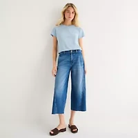 a.n.a Womens Crew Neck Short Sleeve T-Shirt