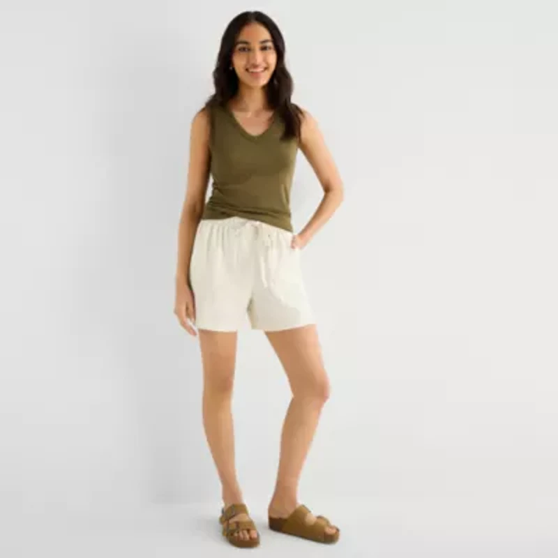 a.n.a Womens V Neck Sleeveless Tank Top
