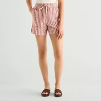 a.n.a Womens High Rise 5" Pull-On Short