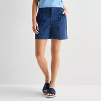 St. John's Bay Womens Pleated Short