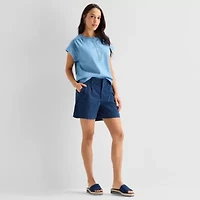St. John's Bay Womens Pleated Short