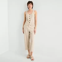 a.n.a Womens Square Neck Sleeveless Vest