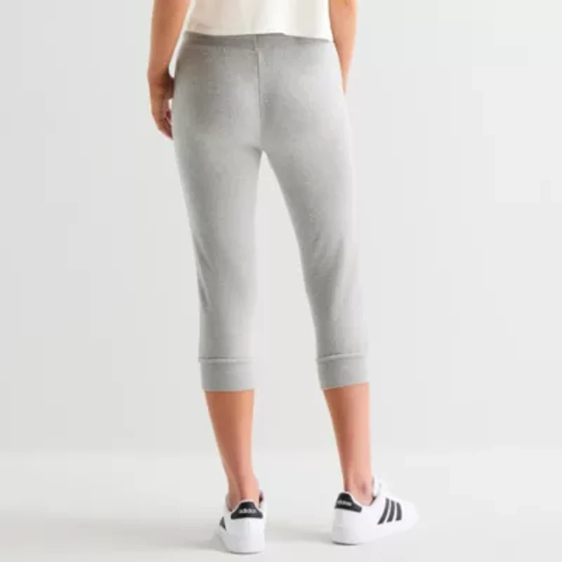 Arizona Womens Juniors Mid Rise Workout Capris