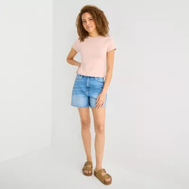 a.n.a Perfect Tee Womens Crew Neck Short Sleeve T-Shirt