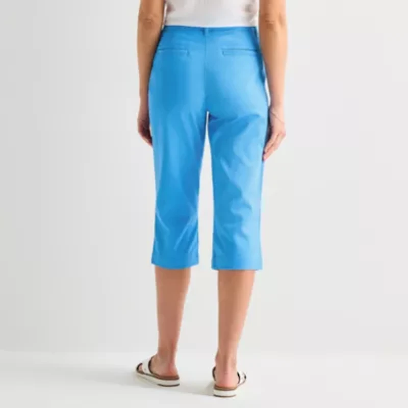 St. John's Bay Womens Mid Rise Capri Pant