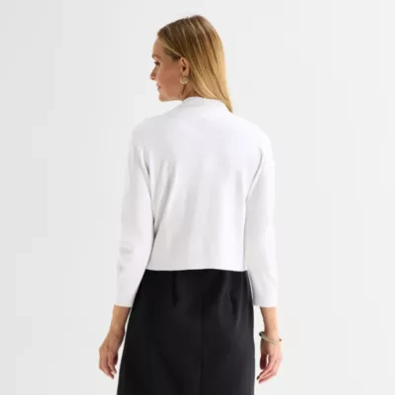 Perceptions Womens 3/4 Sleeve Shrug
