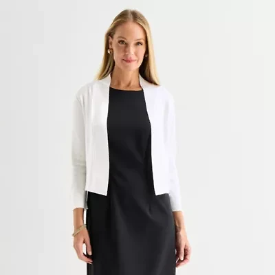 Perceptions Womens 3/4 Sleeve Shrug