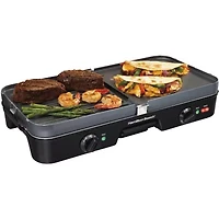 Hamilton Beach® Dual Zone 3-in-1 Griddle/Grill