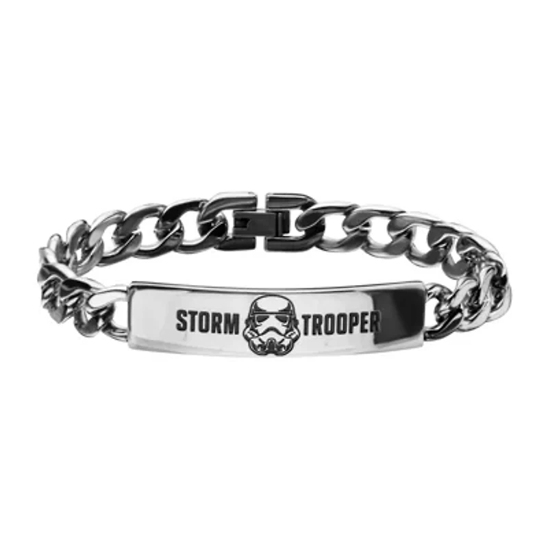 Star Wars® Mens Stainless Steel Stormtrooper ID Bracelet