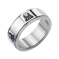 Star Wars® Stainless Steel Darth Vader Spinner Ring