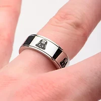 Star Wars® Stainless Steel Darth Vader Spinner Ring
