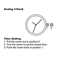 Skechers Rosencrans Mini Womens White Strap Watch Sr6029