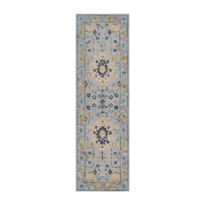Momeni Tangier 30 Bordered Hand Tufted Indoor Rectangular Accent Rug