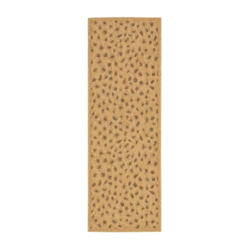 Safavieh Courtyard Collection Allison Animal Indoor/Outdoor Runner Rug