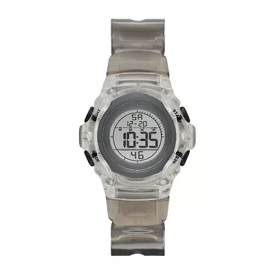 Mens Digital Clear Strap Watch Fmdjo176
