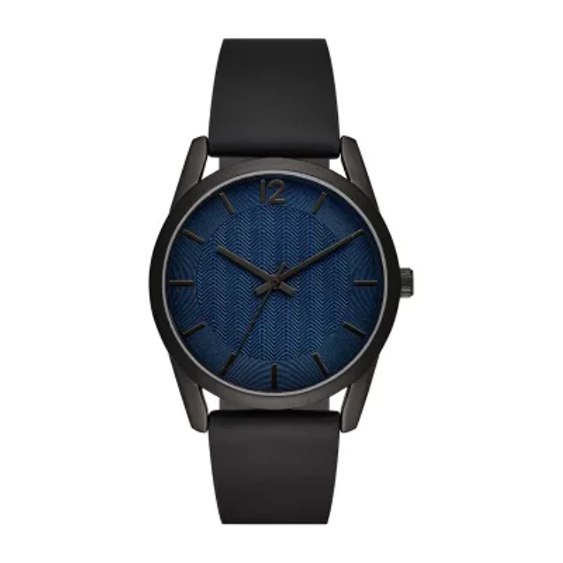 Mens Black Strap Watch Fmdjo178