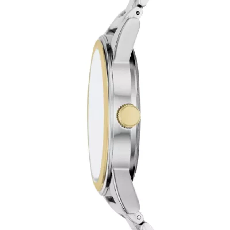 Geneva Mens Silver Tone Bracelet Watch Fmdjm613
