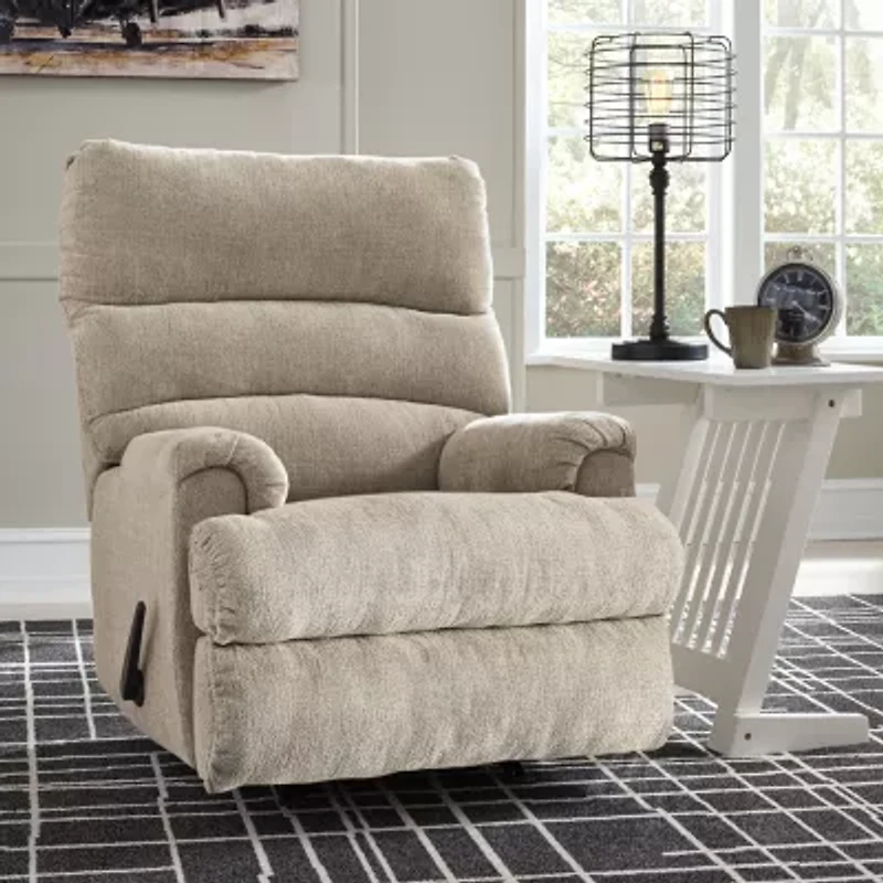 Signature Design by Ashley® Man Fort Pad-Arm Recliner