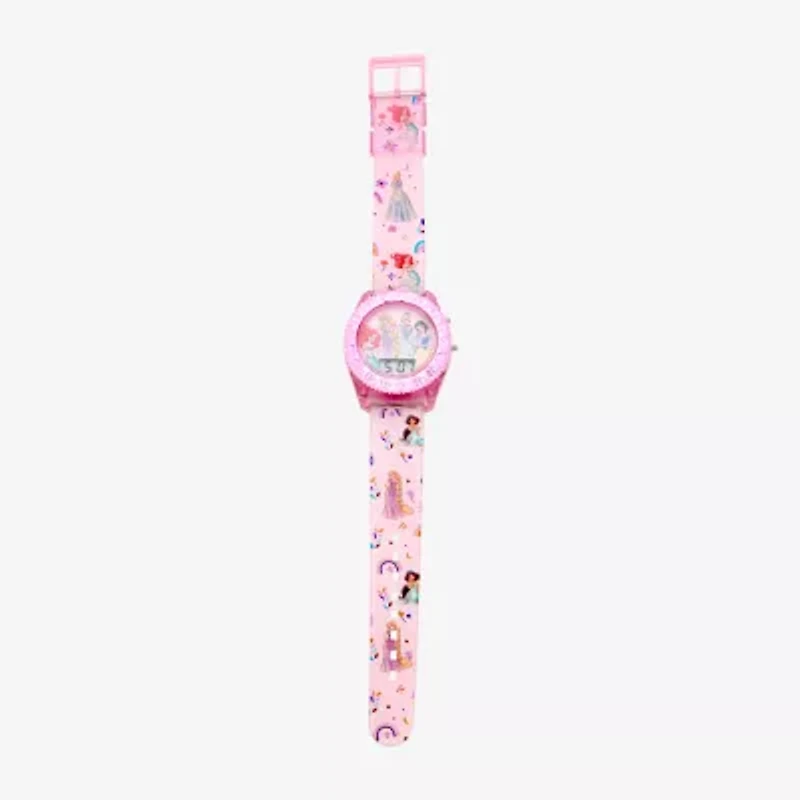 Disney Princess Girls Digital Multicolor 3-pc. Watch Boxed Set Pn40076jc