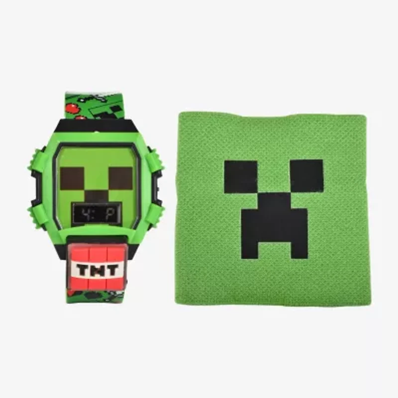 Minecraft Boys Digital Multicolor 2-pc. Watch Boxed Set Min40021jc21