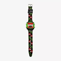 Minecraft Boys Digital Multicolor Strap Watch Min4068jc