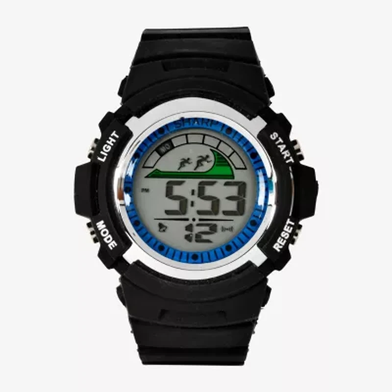Sharp Boys Digital Black Strap Watch Shr3002jc21
