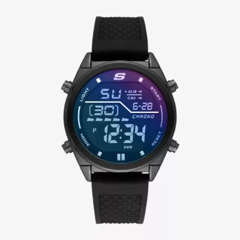 Skechers Mens Chronograph Black Strap Watch Sr5142