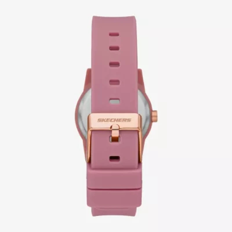 Skechers Womens Pink Strap Watch Sr6201