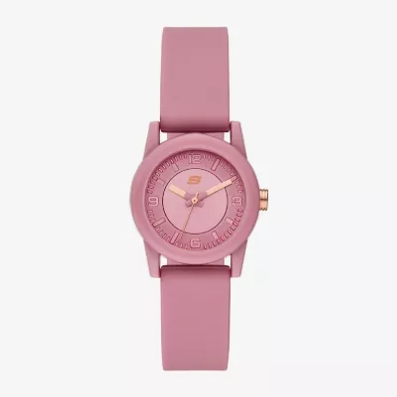 Skechers Womens Pink Strap Watch Sr6201