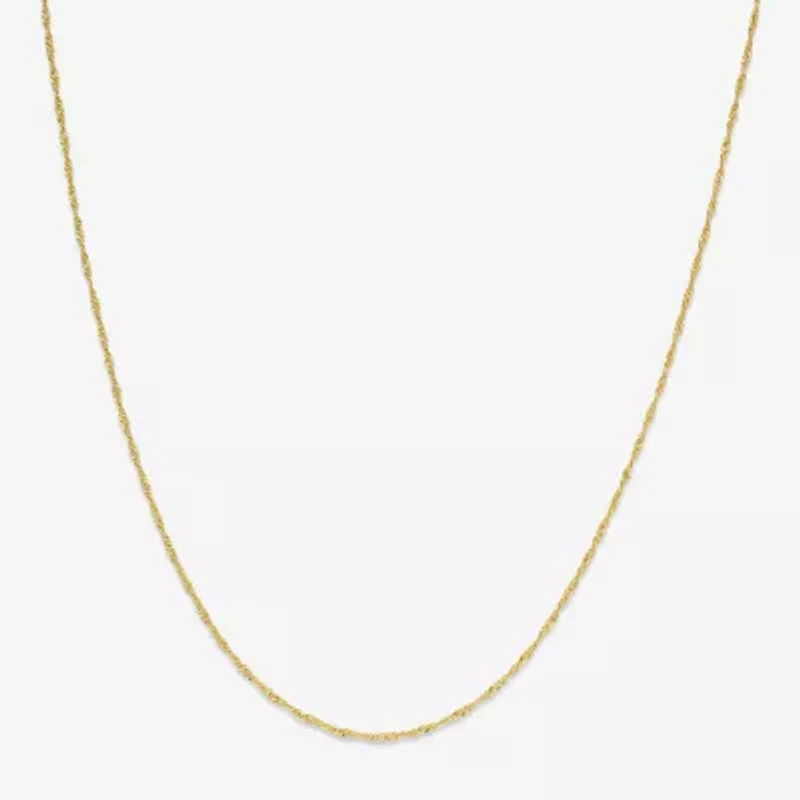 Silver Reflections Womens 24 Inch Chain Necklace