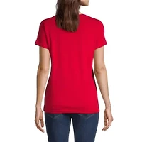 St. John's Bay Womens Tall V Neck Short Sleeve T-Shirt