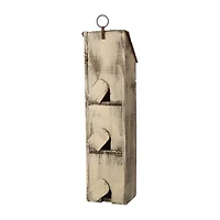 Glitzhome 18in Distressed Solid Wood Bird House