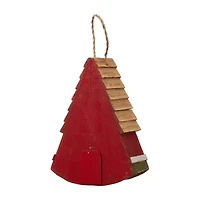 11" Height Watermelon Wood Birdhouse