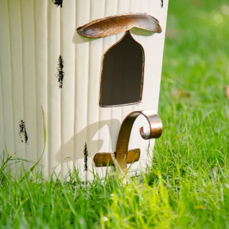 Glitzhome 29.75in Farmhouse Metal Pagoda Bird House