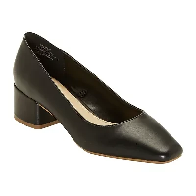 Liz Claiborne Faris Womens Closed Toe Block Heel Pumps
