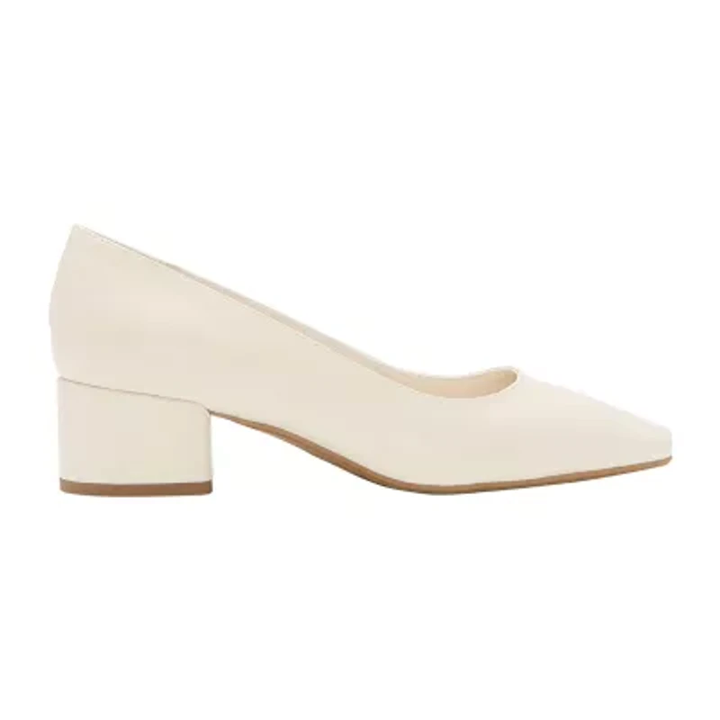 Liz Claiborne Faris Womens Closed Toe Block Heel Pumps