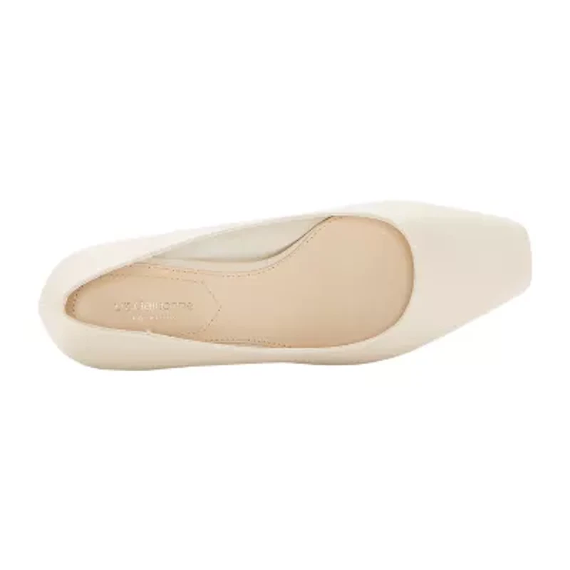 Liz Claiborne Faris Womens Closed Toe Block Heel Pumps