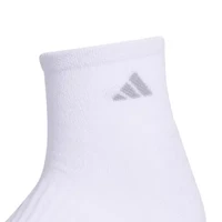 adidas Cushioned Womens 3 Pair Quarter Ankle Socks