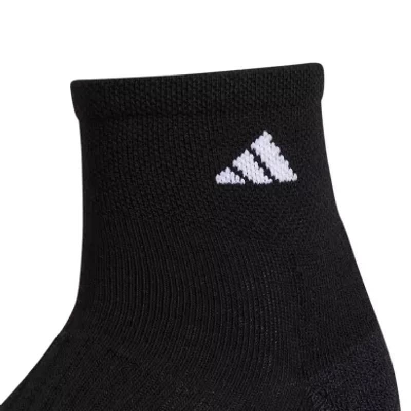 adidas Cushioned Womens 3 Pair Quarter Ankle Socks