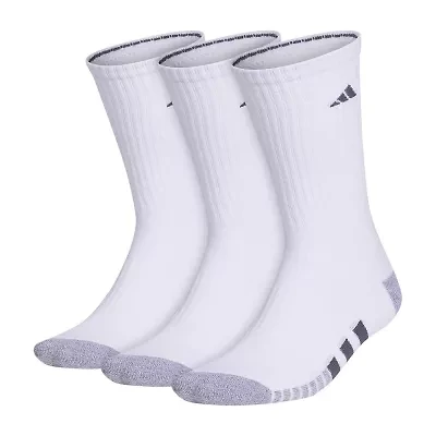 adidas Cushioned Mens 3 Pair Crew Socks