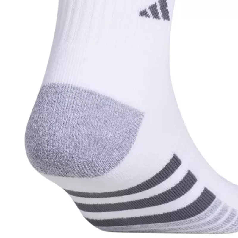 adidas Cushioned Mens 3 Pair Quarter Ankle Socks