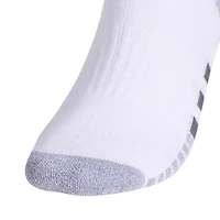 adidas Cushioned Mens 3 Pair Quarter Ankle Socks