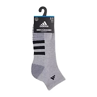 adidas Cushioned Mens 3 Pair Quarter Ankle Socks