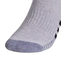 adidas Cushioned Mens 3 Pair Quarter Ankle Socks