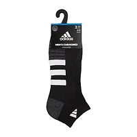 adidas Cushioned Mens 3 Pair Low Cut Socks